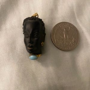 Vintage Corletto Blackamoor pendant/charm